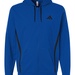 adidas Men's Game & Go Fleece Full-Zip Hooded Sweatshirt