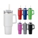 40 oz. Alexandria Vacuum Insluated Travel Mug with Straw - Laser Engraved