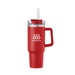 40 oz. Alexandria Vacuum Insulated Travel Mug with Straw - Screen Print