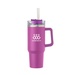 40 oz. Alexandria Vacuum Insulated Travel Mug with Straw - Screen Print