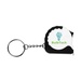 Mini Grip Tape Measure Key Chain 3.25'