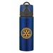 25 oz. Custom Aluminum Sports Bottle with Flip Top Lid