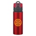 25 oz. Custom Aluminum Sports Bottle with Flip Top Lid