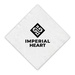 1-Ply White Beverage Napkin - Linen Embossed
