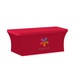 6-ft. Stretch Table Cover Front Print Only (with Stock Fabric Color)