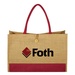 Jute Box Tote Bag