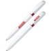 Pivo White Promotional Pen with Color Ring
