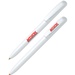 Pivo White Promotional Pen with Color Ring