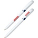 Pivo White Promotional Pen with Color Ring