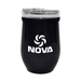 8 oz. Glass And Stainless Steel Wine Tumbler