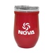 8 oz. Glass And Stainless Steel Wine Tumbler