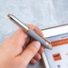 Casca Triple Function Lighted Copper Pen with Stylus