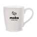 16 oz. Stylish Cafe Ceramic Mug - Multi Imprint Location