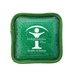 Square Plush Gel Bead Hot/Cold Pack - 1 Color Imprint