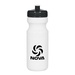 24 oz. Poly-Clear Fitness Bottle White with Translucent Lid