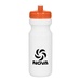 24 oz. Poly-Clear Fitness Bottle White with Translucent Lid