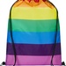 Pride Rainbow Drawstring Bag