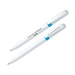 Pivo White Promotional Pen with Color Ring