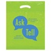 Biodegradable Plastic Die Cut 12" x 16" x 3"Bag with Imprint