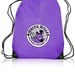 Black Trim Drawstring Bag