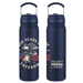 23 oz Sports Water Bottle With Pill Holder