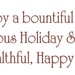 Autumn Harvest Thanksgiving Cards