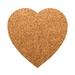 Cork Coasters Heart Shape