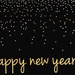 Classic Confetti Happy New Year Greeting Card