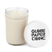 Jelly Jar Candle with White Lid