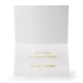 Premium Raised Foil Bow Holiday Greeting Card