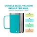 14 oz. Colosseum Vacuum Camping Mug - Laser Engraved