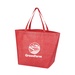 Crosshatch Non-Woven Shopper Tote Bag