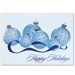 Classic Plaid Ornaments Holiday Card
