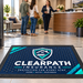 SureStep Custom Logo Rubber Mat 4' x 3'