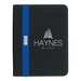 Contemporary Zippered Portfolio with Imprint