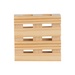 3" Square Mini Pallet Wood Coaster