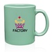 Custom 11 oz. Color Ceramic Coffee Mugs