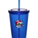 Custom 16 oz. Double Wall Acrylic Tumblers With Straws