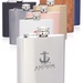 Custom 6 oz. Murano Stainless Steel Flasks