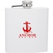 Custom 6 oz. Murano Stainless Steel Flasks