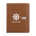Custom Eclipse 8-1/2" x 11" Bonded Leather Portfolio