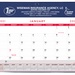 Custom Super Economy Calendar Pads - 2026