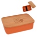 Customized Wheat Lunch Set with Bamboo Lid