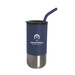18 oz. Olympia Insulated Tumbler with Straw - Screen Print