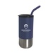 18 oz. Olympia Insulated Tumbler with Straw - Screen Print