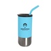 18 oz. Olympia Insulated Tumbler with Straw - Screen Print