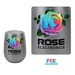 12 oz. Halcyon® Stainless Steel Wine Glass - Full Color Imprint with Varnish
