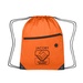 Promotional Sports Backpack w/ Front Zipper
