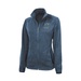 Women's Heathered Fleece Jacket - Embroidered