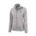 Women's Heathered Fleece Jacket - Embroidered
